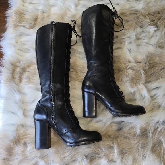 Frye Tall Parker Lace Up Boot - Picture 15 of 16